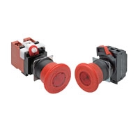 A22NE-PD / A22NE-P / A22E Emergency Stop Pushbutton Switches (22-dia. or 25-dia.)