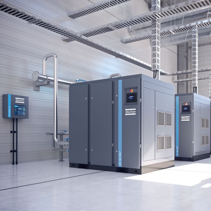 Atlas Copco LOW PRESSURE SCREW COMPRESSOR ZE ZA VSD