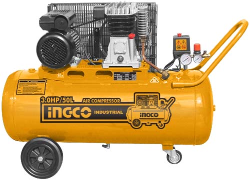 AC300508Air compressorVoltage:220-240V~50HzInput power: 2.2kW (3HP)Tank:50L(13.2Gal)