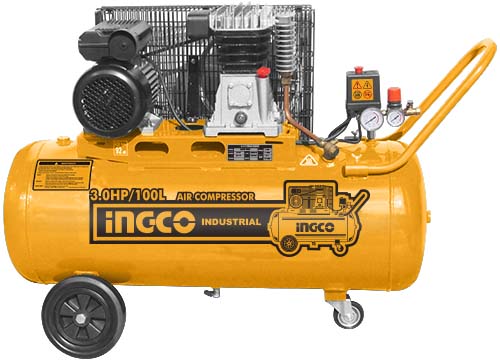 AC301008Air compressorVoltage:220-240V~50HzInput power: 2.2kW (3HP)Tank:100L(26.4Gal)