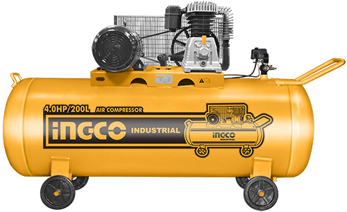 AC402001Air compressorVoltage:220-240V~50HzInput power: 3.0kW (4HP)Tank:200L