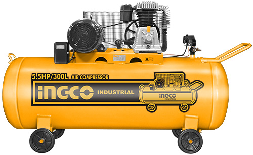 AC553001Air compressorVoltage:380V~50HzInput power: 4.1kW (5.5HP)Tank:300L
