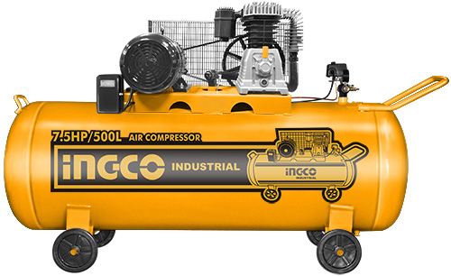 AC755001Air compressorVoltage:380V~50HzInput power: 5.5kW (7.5HP)Tank:500L