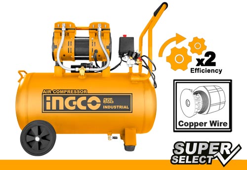 ACS112501Air compressorVoltage:220-240V~50HzInput power:1200W （1.6HP）Oil free system