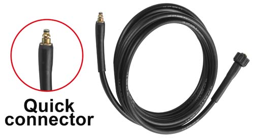 AHPH5028High pressure hose(Quick connector)Length:5 MetersMaterial:PVCQuick connector
