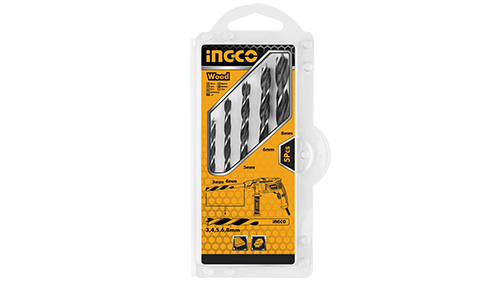 AKDB50555 Pcs wood drill bits set5pcs wood drill bits setSize：3X61，4X75，5X86,6X93，8X117Packed by double blister