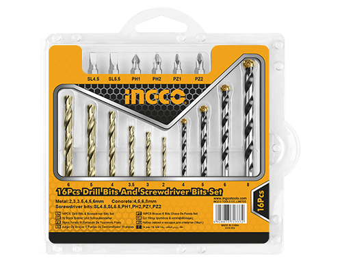 AKSDB916516 Pcs drill bits & screwdriver bits set16PCS/SETdrill bits & setscrewdriver bits setPacked by double blister