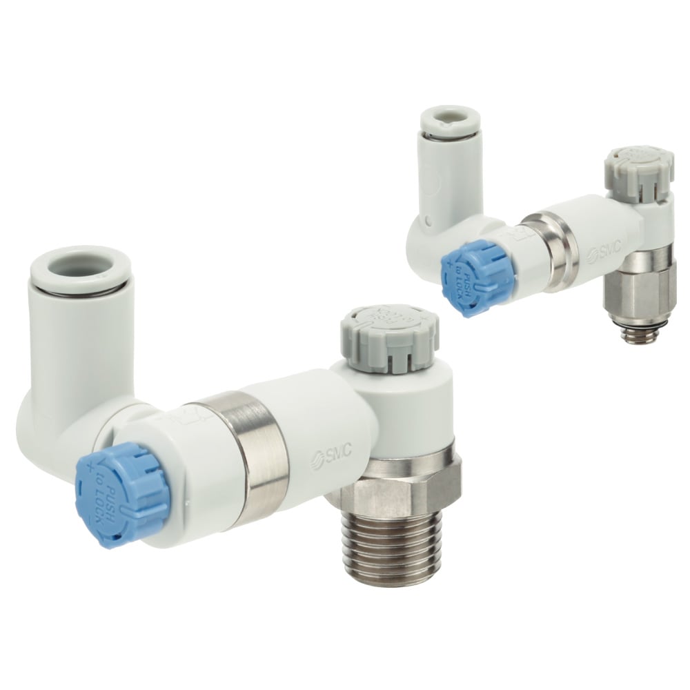 Push-lock Type Dual Speed Controller with One-touch Fitting ASD-A