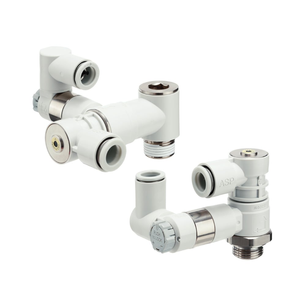 [Model with Residual Pressure Release Function] Speed Controller with Pilot Check Valve ASP