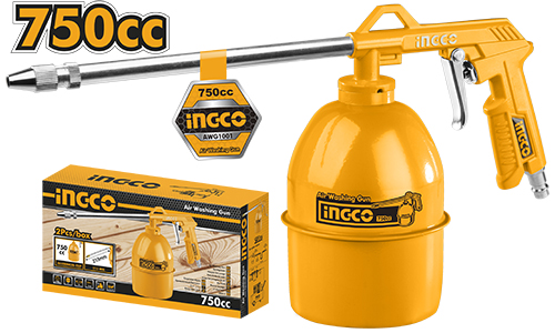 AWG1001Air washing gunNozzle size:215mmWashing capacity:0.75LOperation pressure:4bar
