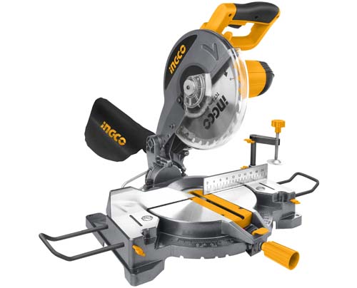 BMS18001Mitre sawVoltage:220-240V~50/60HzInput power:1800WBlade size:255mm(10")*30mm