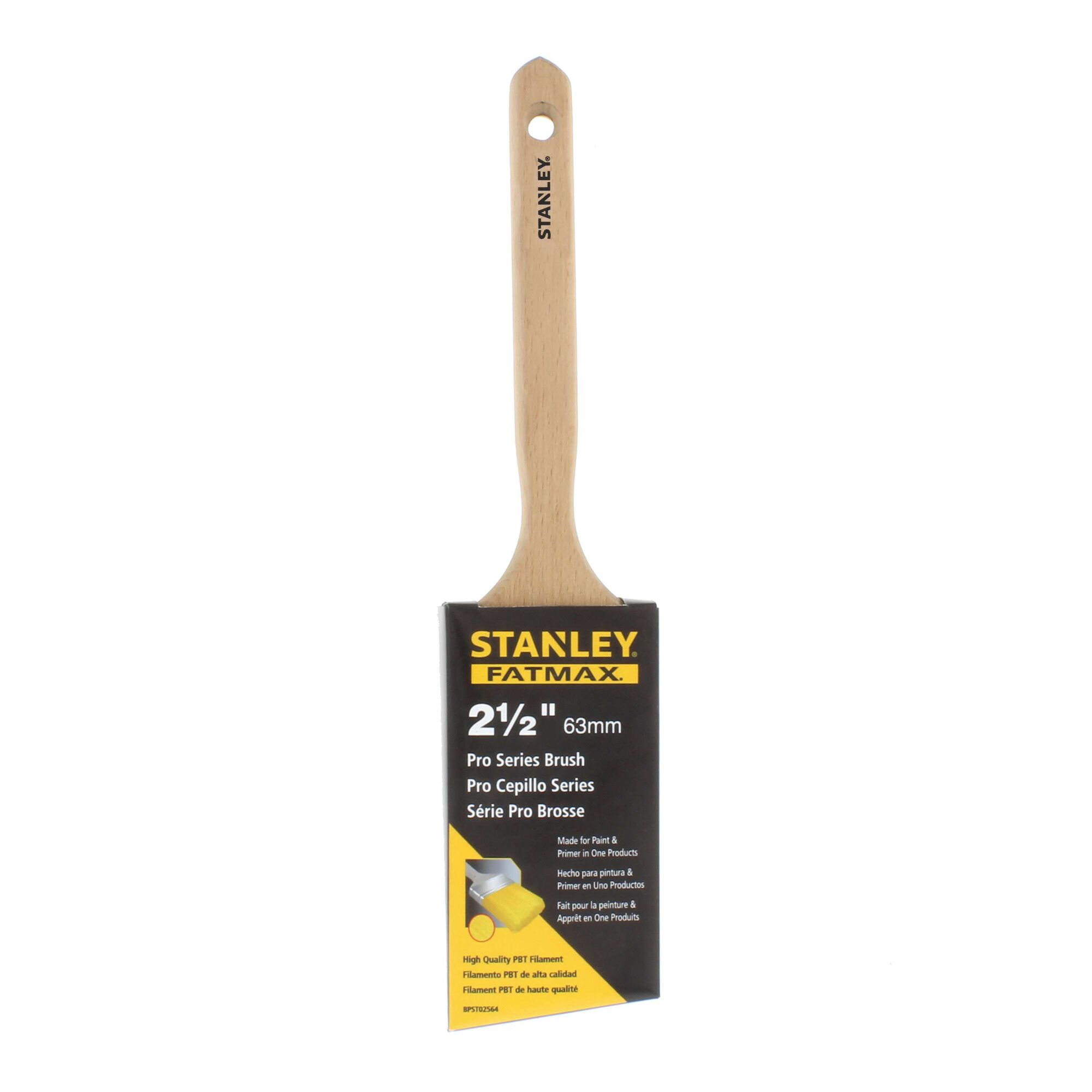 2-1/2 in STANLEY® FATMAX® PBT Long Angle Sash Paint Brush