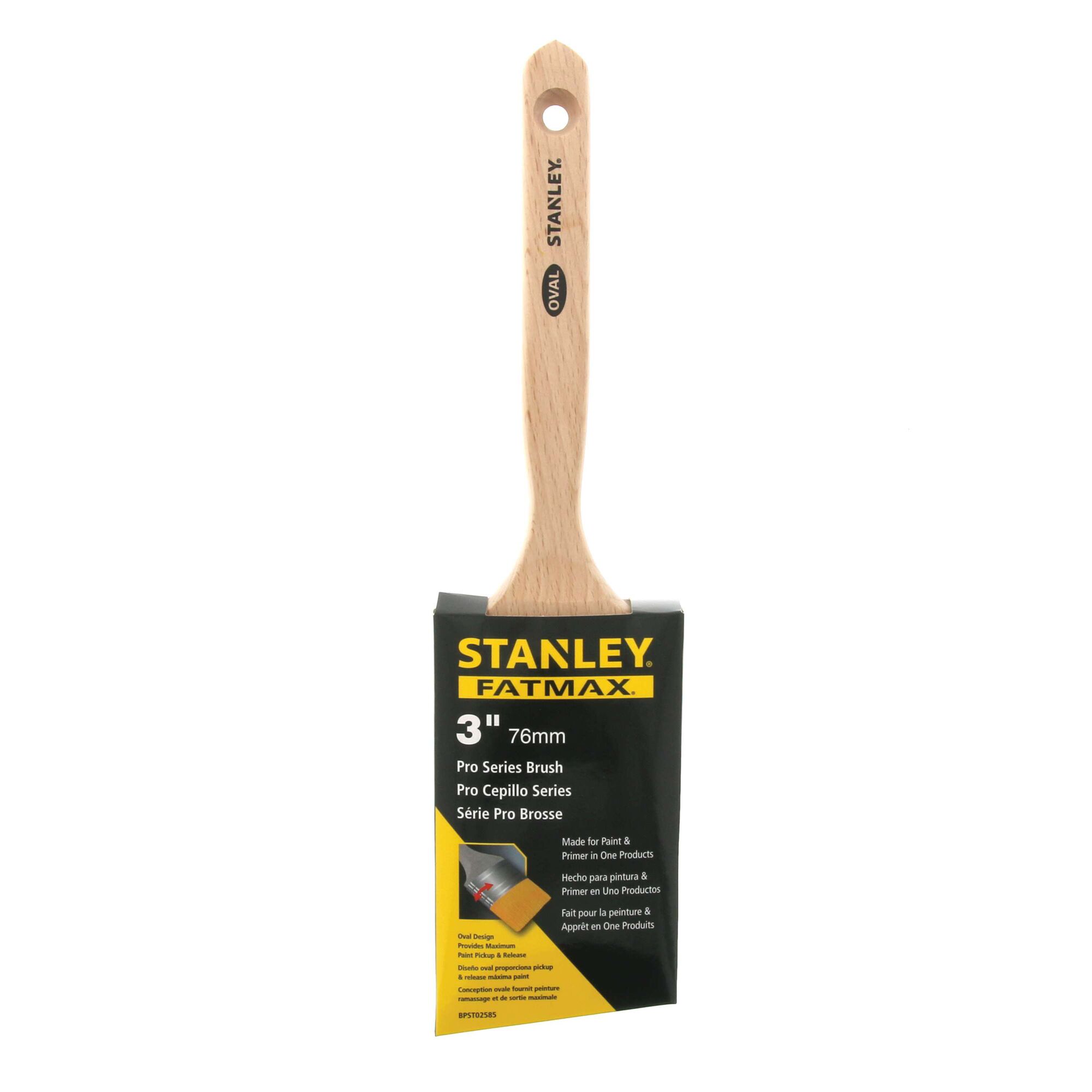 3 in STANLEY® FATMAX® PBT Oval Angle Paint Brush