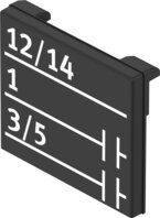 Inscription label ASLR, BZ, IBS