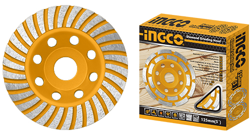CGW011151Diamond cup wheels115(4-1/2")X22.2mmBlade width:20mmPacked by double blister