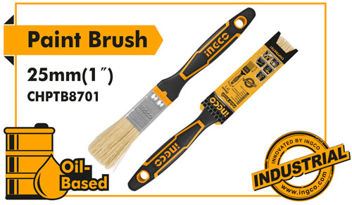 CHPTB8701Paint brushWidth:1"For Oil-Based paintHigh quality bristles