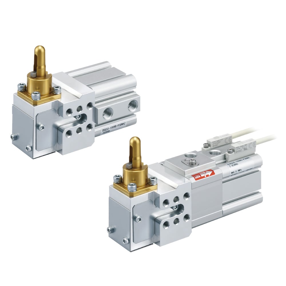 Pin Clamp Cylinder Lateral Compact Type C(L)KQ32-X3445