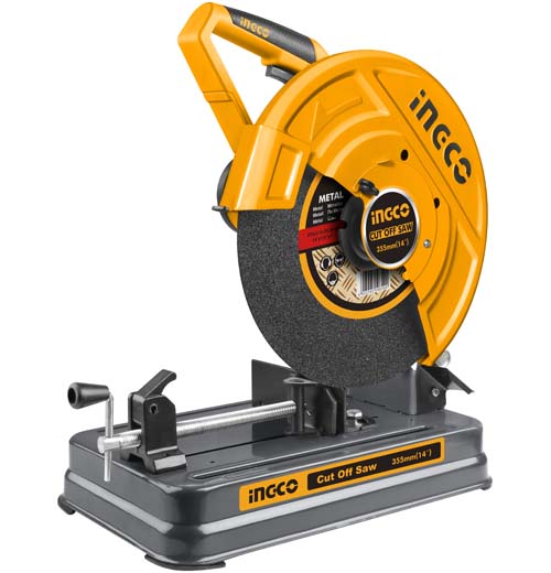 COS35538Cut off sawVoltage: 220V-240V~50-60HzInput power: 2350WBlade size:355x25.4x3mmNo-load speed: 3800rpm