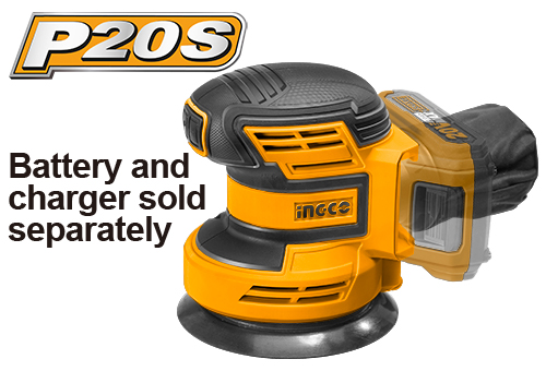 CROSLI2001Cordless random orbit sanderVoltage:20VNo-load speed:10000rpmBottom size:125mm