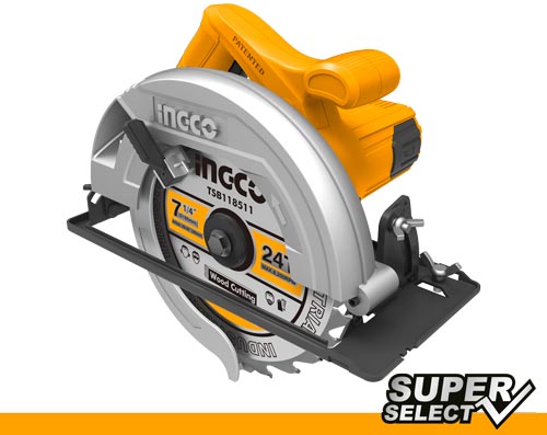 CS18538Circular sawVoltage: 220-240V~50/60HzInput Power:1400WBlade diameter:185x20mm