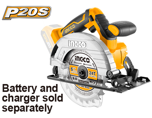 CSLI1651Cordless circular sawVoltage: 20VNo-load speed:4600rpmBlade diameter:165mm(6-1/2'')