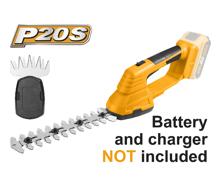 CSTLI2001Cordless garden shearVoltage: 20VNo-load speed:1200rpmBlade material:SK5
