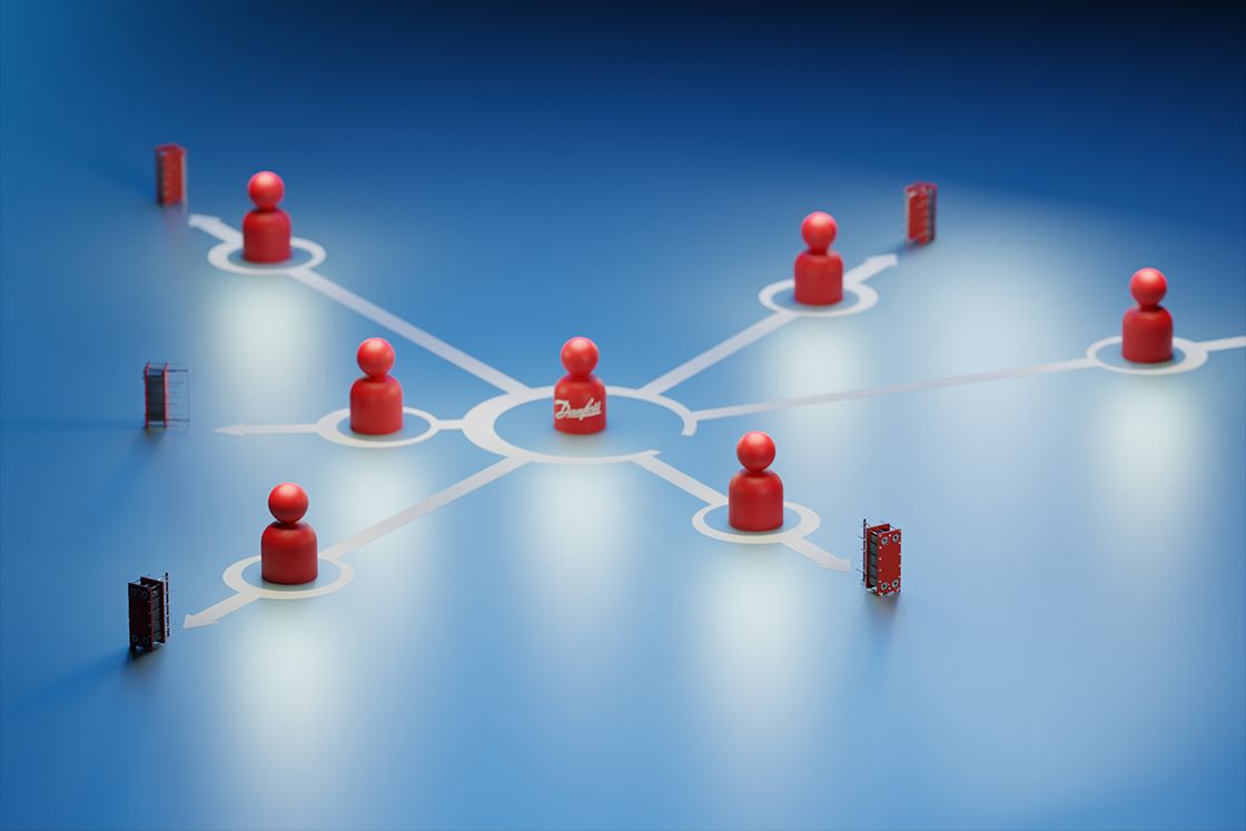 Danfoss heat exchanger distribution partner network