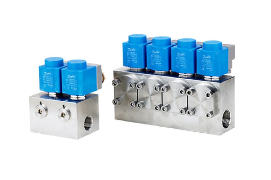 Solenoid valves for high-pressure applications