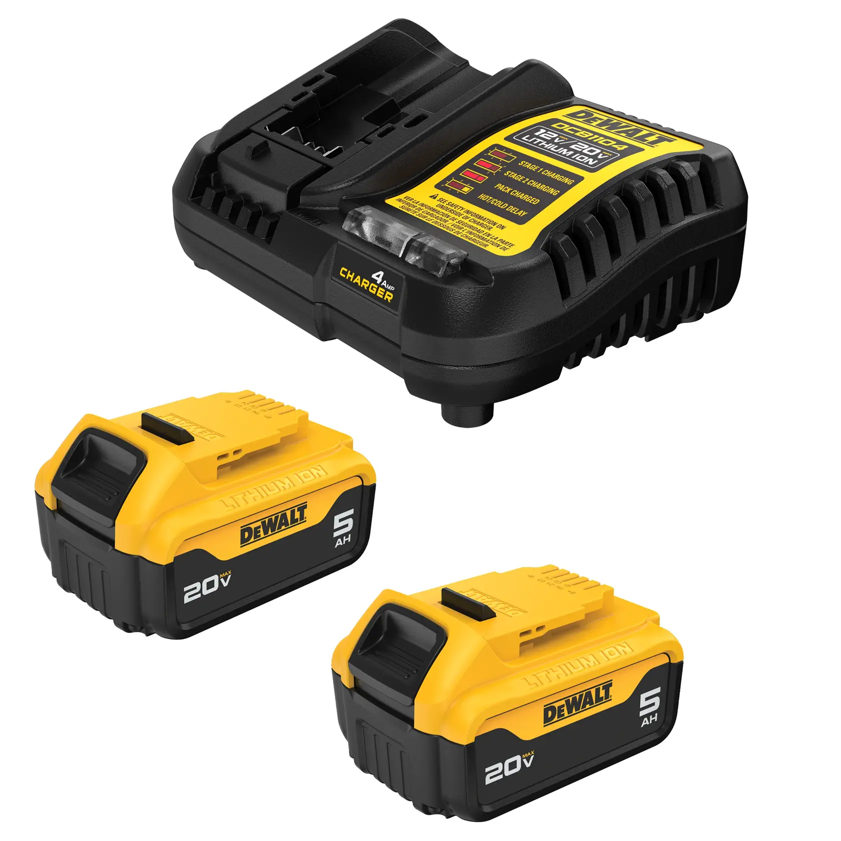 DEWALT® 20V MAX* Lithium-Ion 5.0 Ah Starter Kit