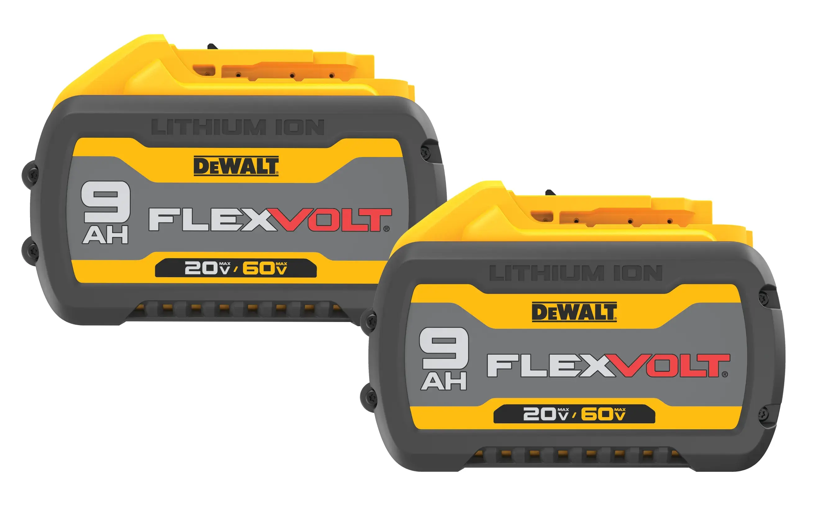 DEWALT® 20V/60V MAX* FLEXVOLT® 9Ah Battery (2 PK)