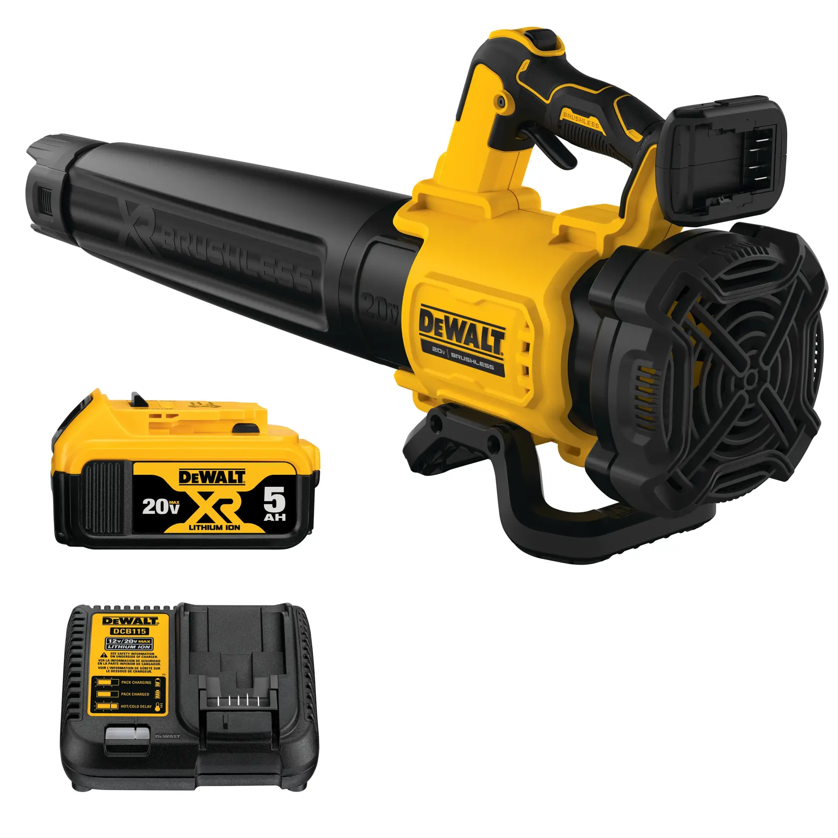 DEWALT® 20V MAX* XR® Brushless Cordless Handheld Blower Kit