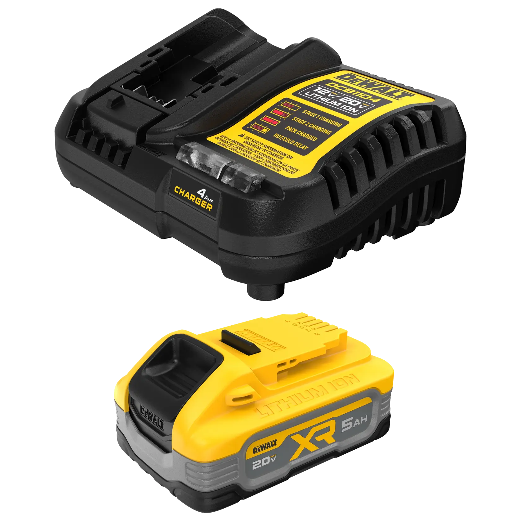 DEWALT® 20V MAX* XR® 5Ah Battery Kit