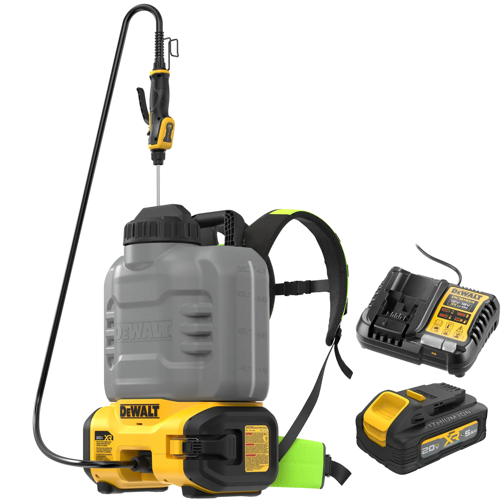DEWALT® 20V MAX* XR® Concrete Chemical Sprayer Kit
