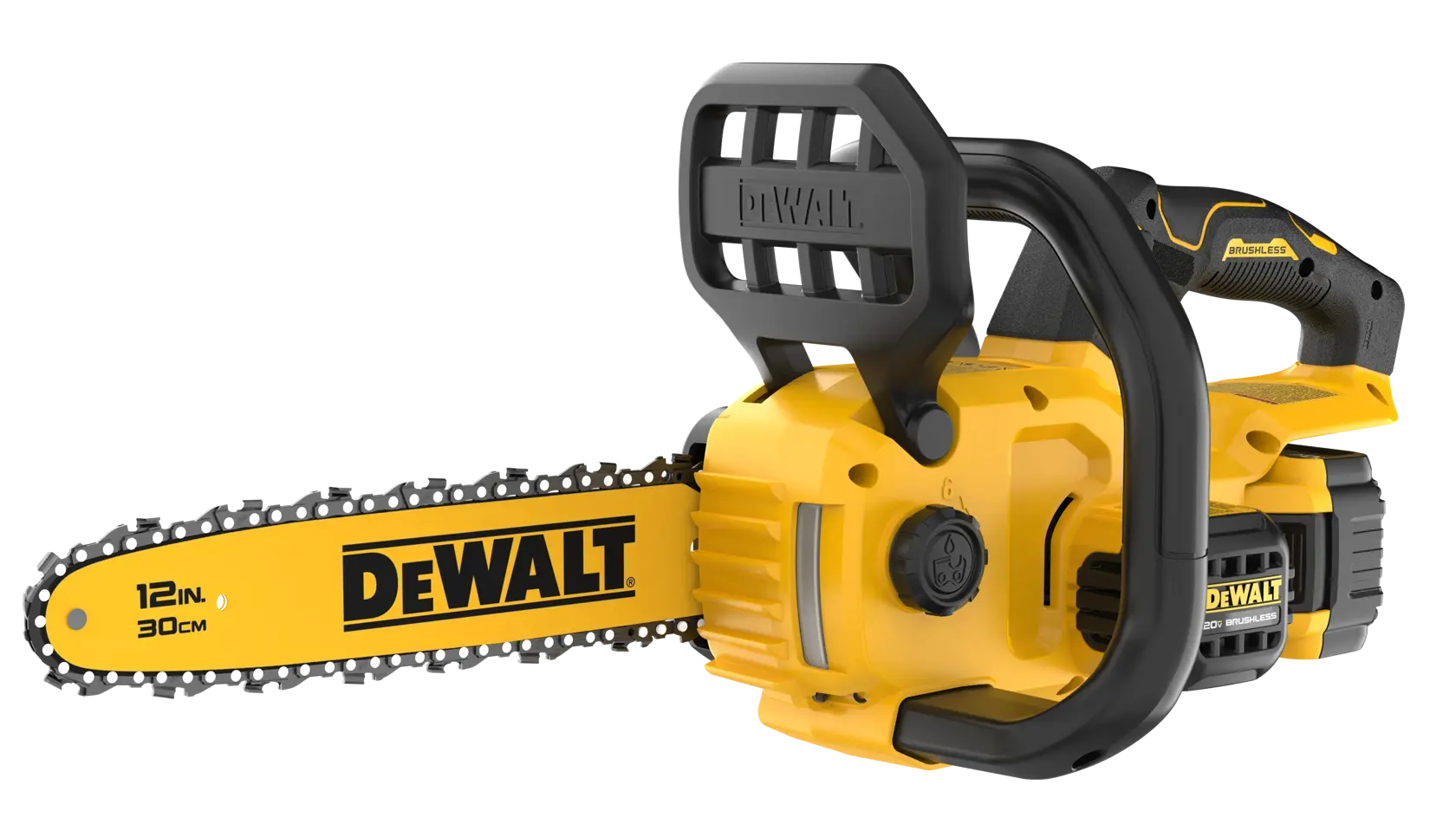 DEWALT® 20V MAX* 12-in. Compact Brushless Cordless Chainsaw Kit