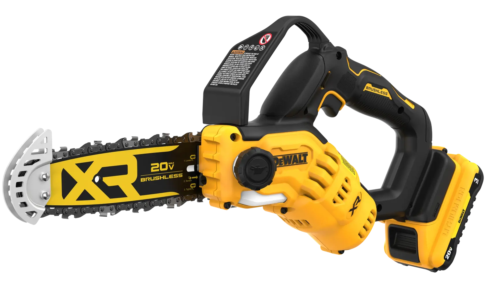 DEWALT® 20V MAX* XR 8-in. Brushless Cordless Pruning Chainsaw Kit