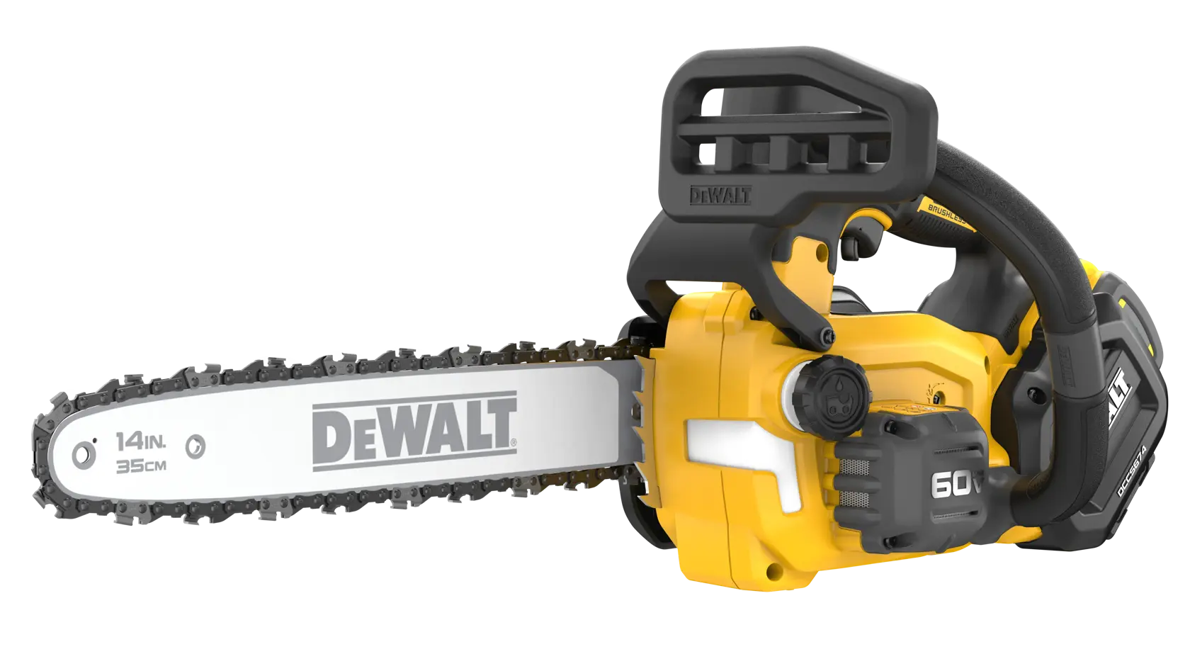 DEWALT® 60V MAX* 14-in. Brushless Cordless Top Handle Chainsaw Kit