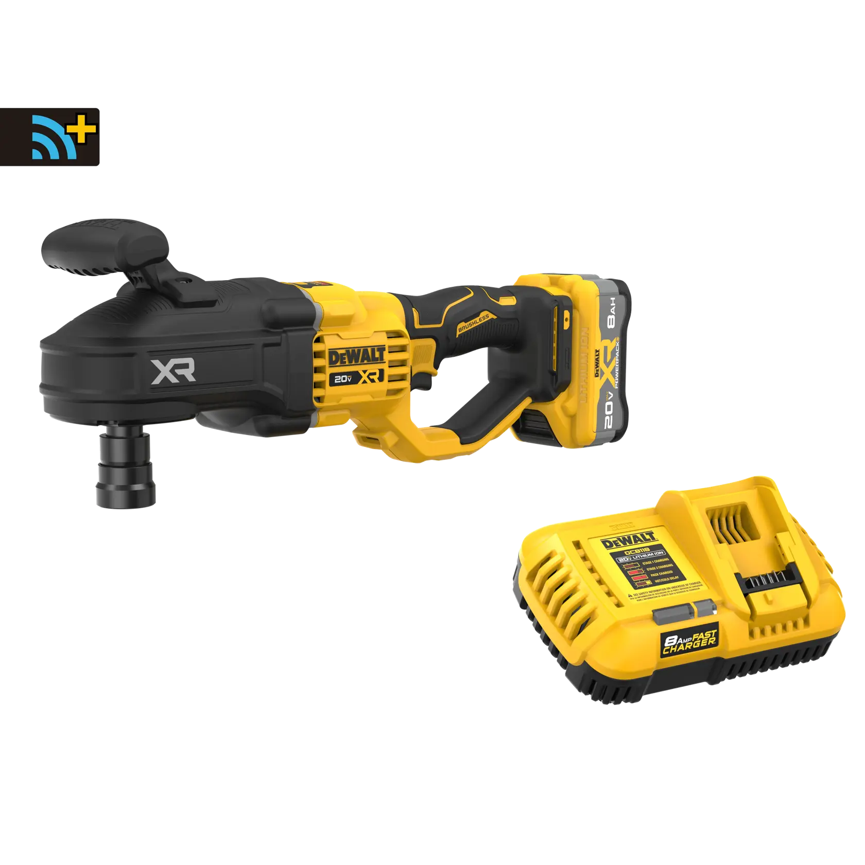DEWALT® 20V MAX* XR® Brushless Cordless 7/16-in. Quick Change Compact Stud & Joist Drill Kit