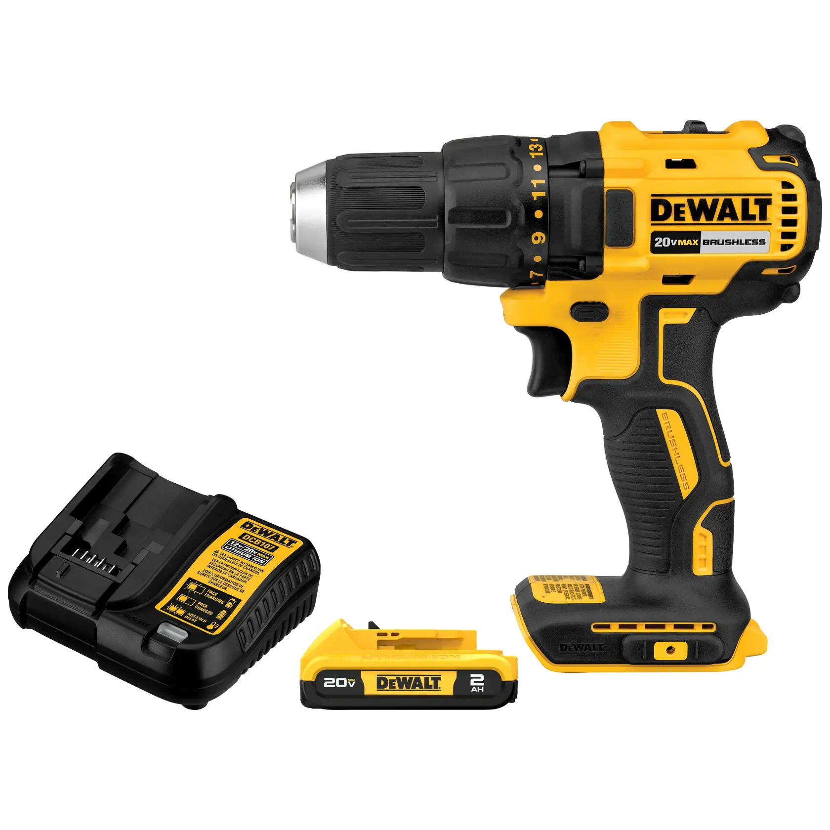 DEWALT® 20V MAX* Compact Brushless Drill/Driver Kit