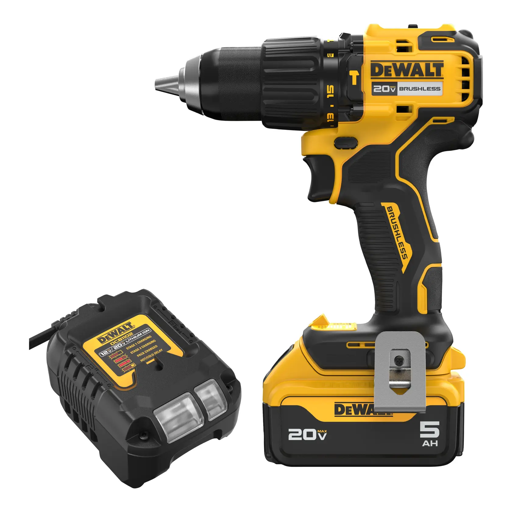DEWALT® 20V MAX* 1/2-in. Hammer Drill Kit