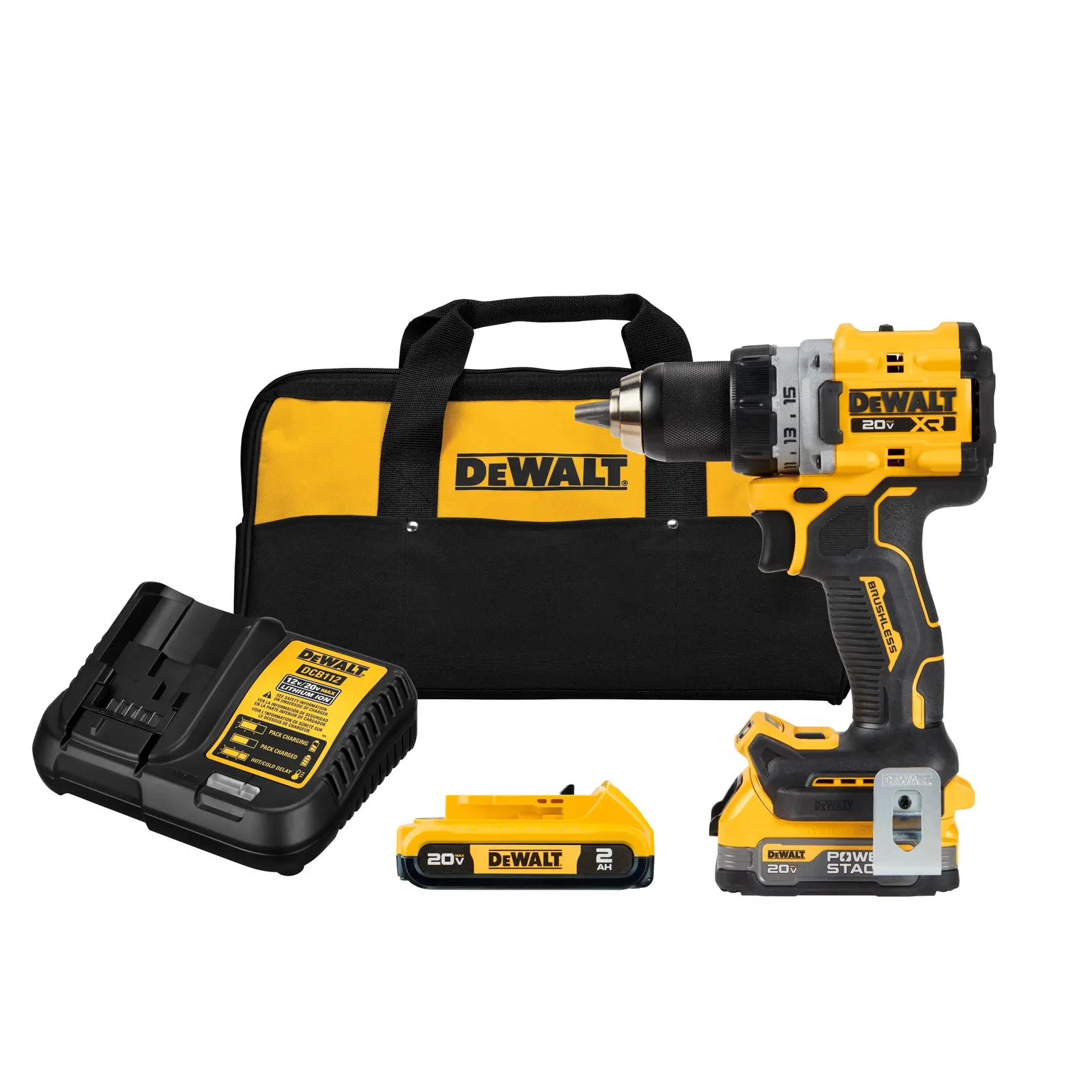 DEWALT® 20V MAX* XR® Brushless Cordless 1/2-in. Drill/Driver Kit