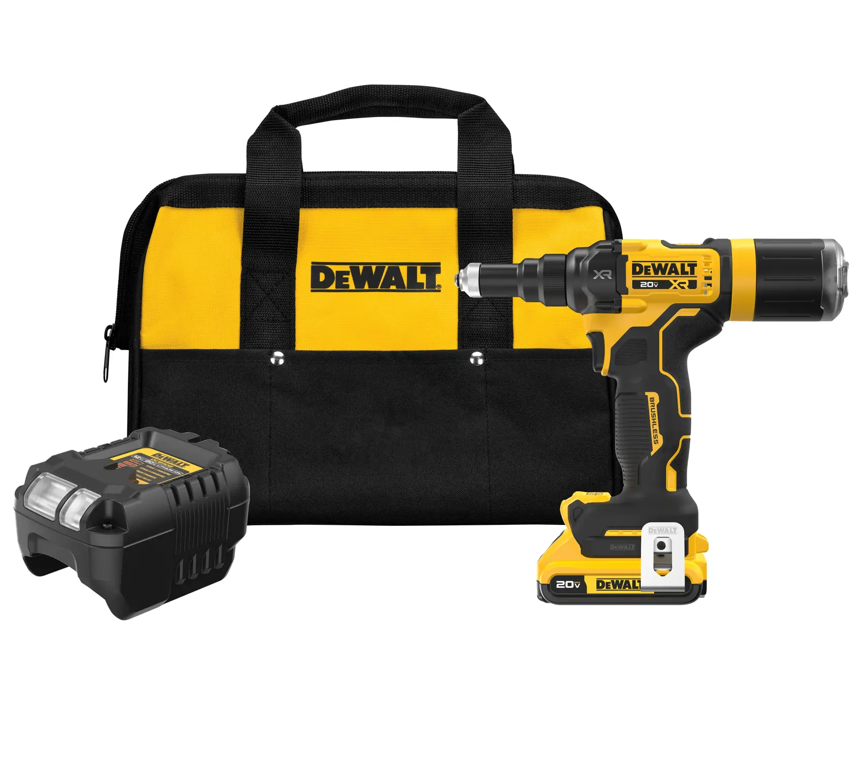DEWALT® 20V MAX* XR® Brushless Cordless 3/16-in. Rivet Tool Kit
