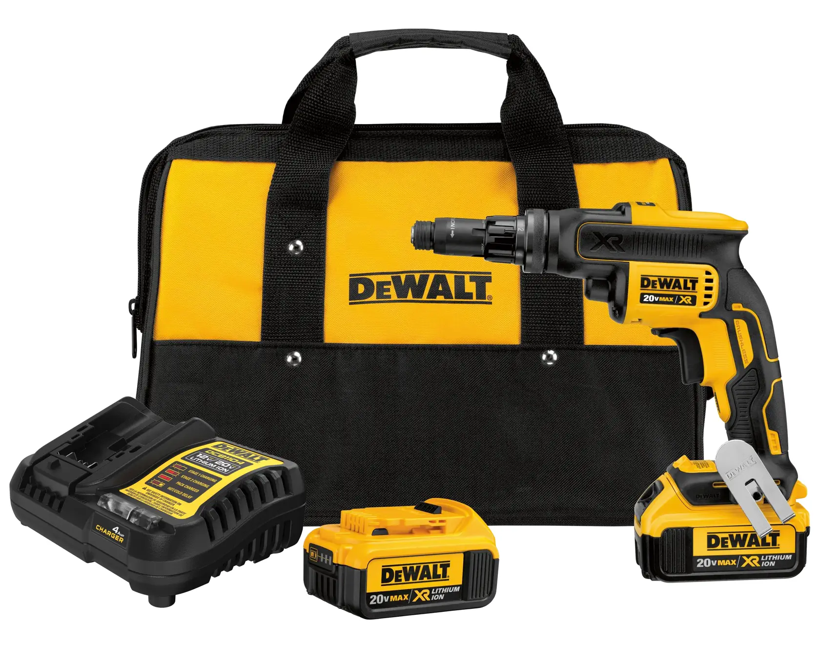 DEWALT® 20V MAX* XR® VERSA-CLUTCH™ Adjustable Torque Screwgun Kit