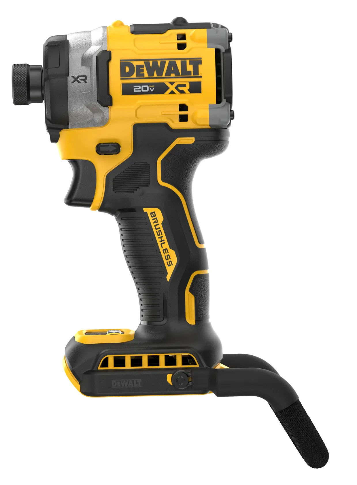 DEWALT® 20V MAX* XR® Brushless Cordless 3-Speed High Torque 1/4-in. Impact Driver With LANYARD READY™ Attachment Point (Tool Only)