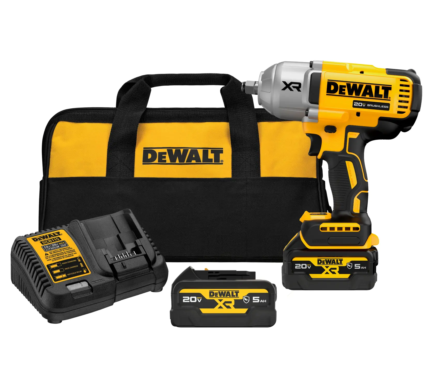 DEWALT® 20V MAX* XR® 1/2-in. High Torque Impact Wrench with Hog Ring Anvil