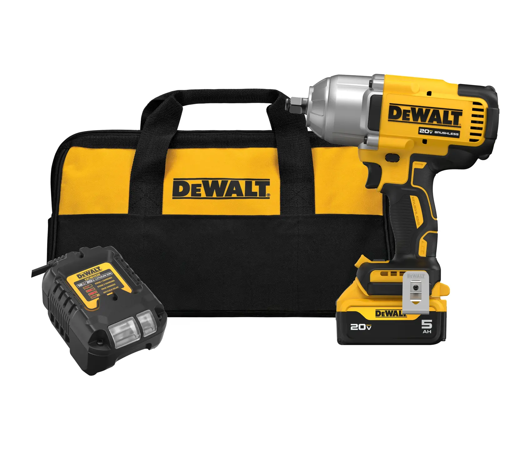 DEWALT® 20V MAX* XR® 1/2-in. High Torque Impact Wrench with Hog Ring Anvil