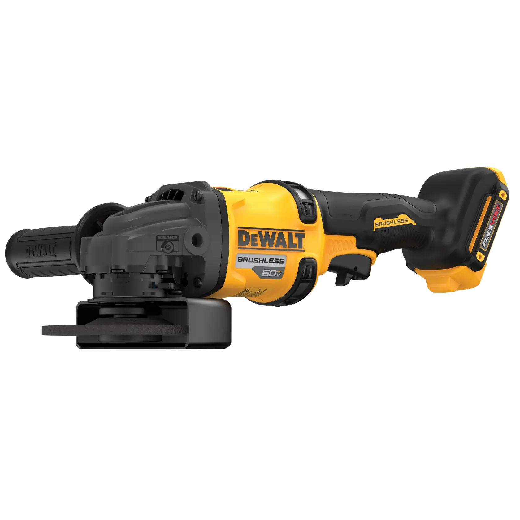 DEWALT® 60V MAX* Brushless Cordless 4-1/2-in. - 6-in. Grinder with KICKBACK BRAKE (Tool Only)