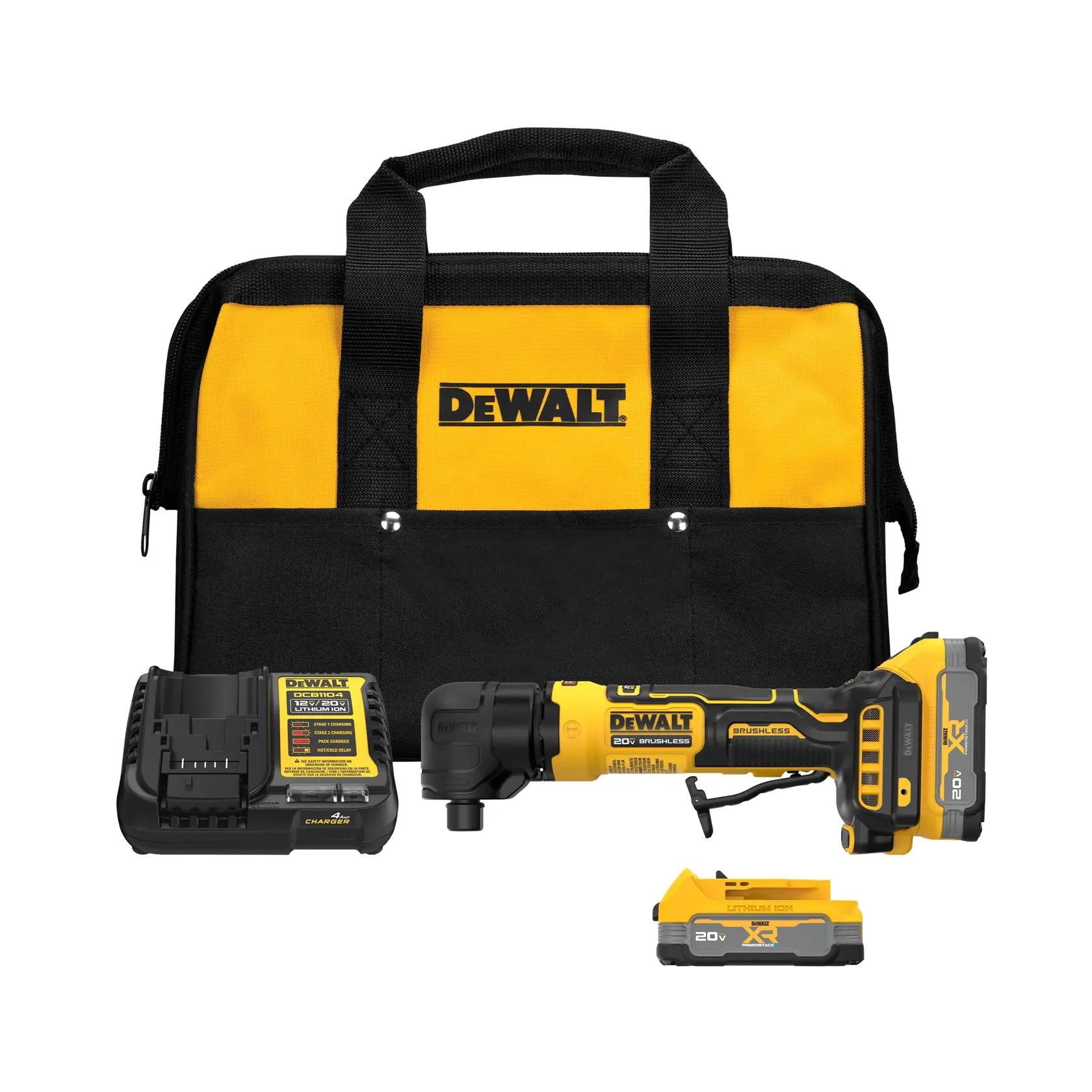DEWALT® ATOMIC™ 20V MAX* Right Angle Die Grinder Kit