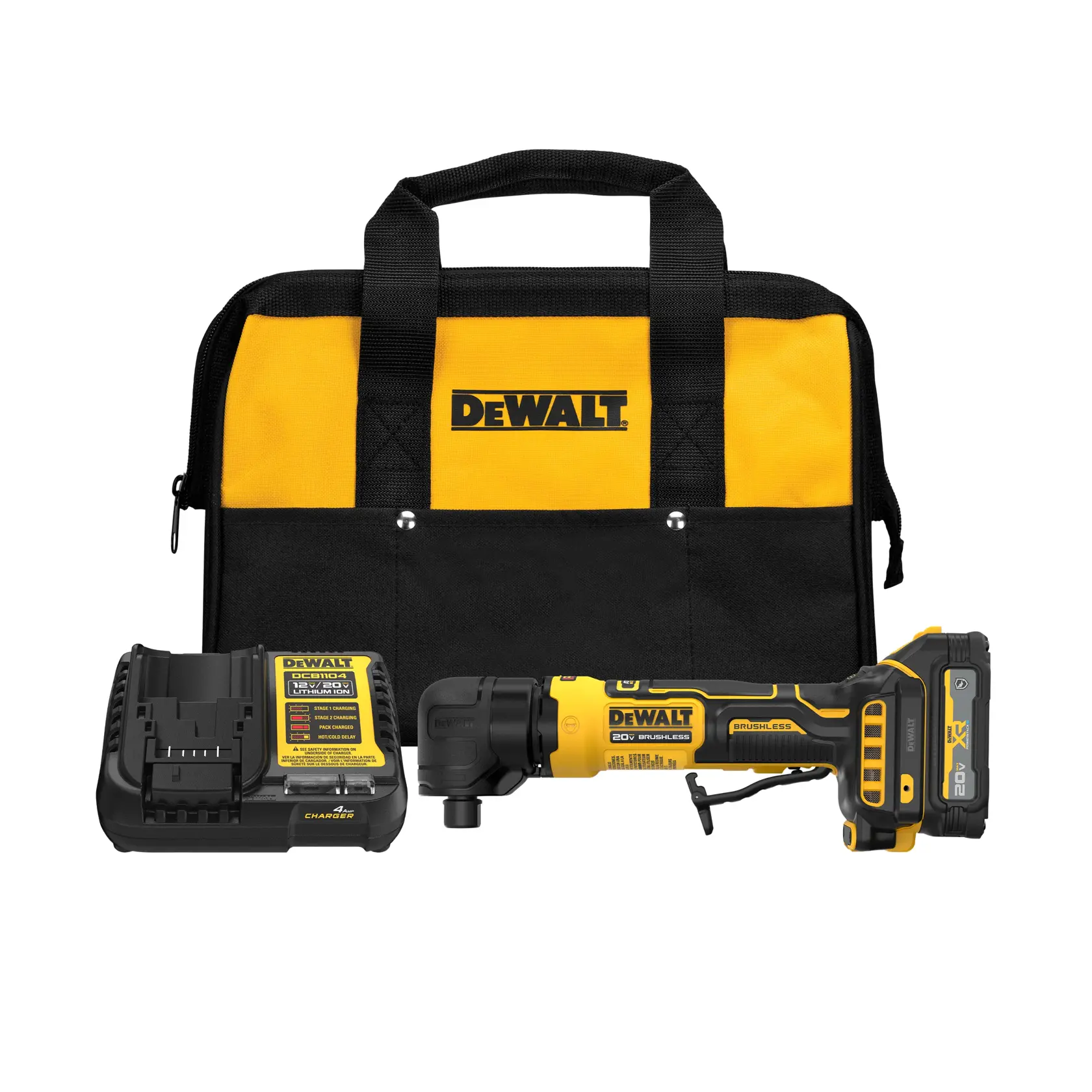 DEWALT® ATOMIC 20V MAX* Right Angle Grinder Kit