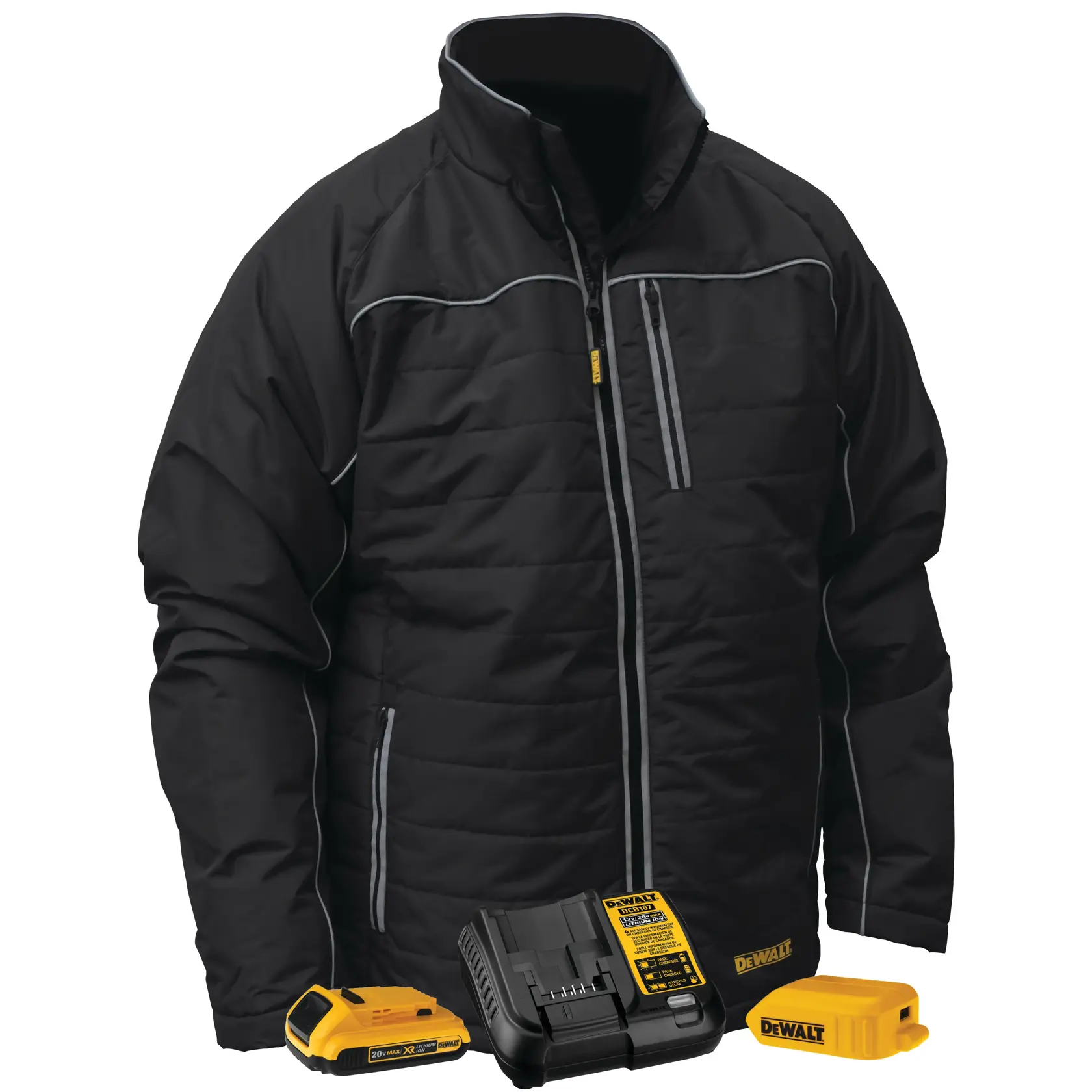 DEWALT® Quilted Soft Shell Heated Jacket Kit