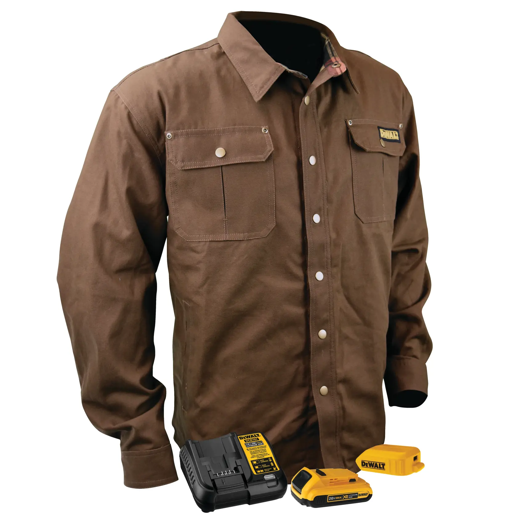 DEWALT® Heavy Duty Heated Shirt Jacket Kit